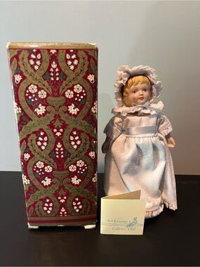 Vintage 1983 Avon Victorian Collector Doll with Original Box